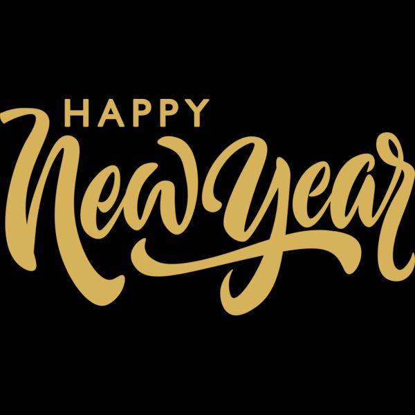 Happy New Year Gold Thumbnail