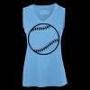 Pro Team Sleeveless V-Neck Ladies' Tee Thumbnail