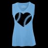 Pro Team Sleeveless V-Neck Ladies' Tee Thumbnail