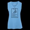 Pro Team Sleeveless V-Neck Ladies' Tee Thumbnail