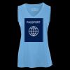 Pro Team Sleeveless V-Neck Ladies' Tee Thumbnail